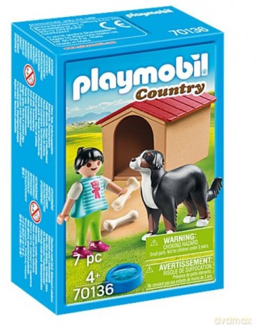 Zestaw z figurkami Country 70136 Pies z budą