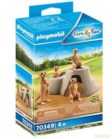 Zestaw z figurkami Family Fun 70349 Surykatki