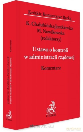 Ustawa o kontroli w administracji rządowej [KSIĄŻKA]