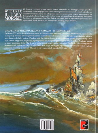 Wielkie bitwy morskie - Gravelines - Jean-Yves Delittie [KOMIKS]