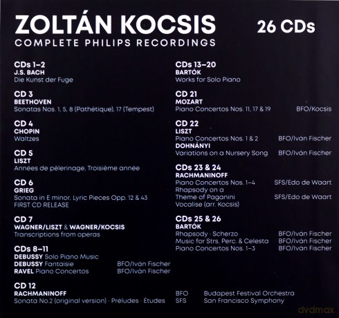 Zoltan Kocsis: Complete Philips Recordings [26CD]
