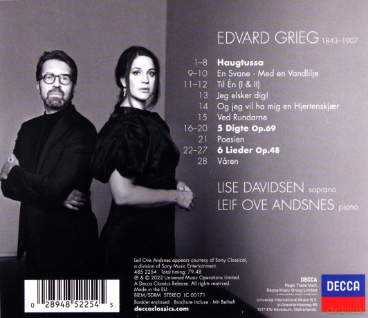 Lise Davidsen: Edvard Grieg [CD]