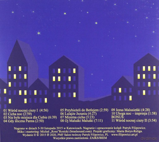 Patryk Filipowicz: Uboga noc. Kolędy na gitarę [CD]