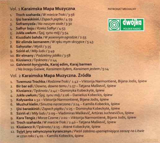 Karolina Cicha: Karaimska Mapa Muzyczna [CD]
