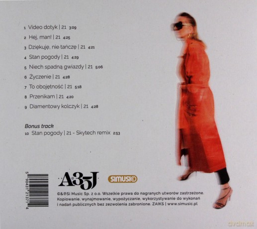 Anna Jurksztowicz: Dziękuję, nie tańczę 21 Live [CD]