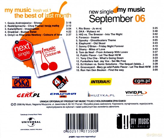 My Music Fresh vol. 1 [CD]