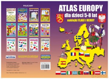 Atlas Europy dla dzieci 5-8 lat - Beata Guzowska [KSIĄŻKA]