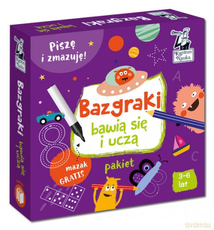 Bazgraki bawią się i uczą 3-6 lat - Monika Sobkowiak, Anna Zych [KSIĄŻKA]