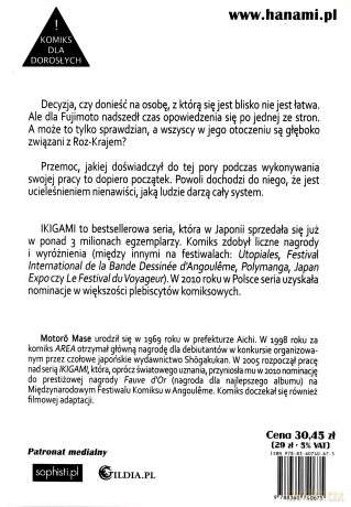Ikigami Tom 6 - Motoro Mase [KSIĄŻKA]