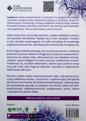 Holistyczne uzdrawianie wzroku - Lumira [KSIĄŻKA]