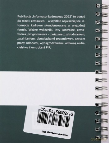 Informator kadrowego 2022 [KSIĄŻKA]