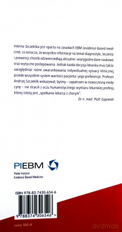 Interna Szczeklika Mały podręcznik 2021/22 [KSIĄŻKA]