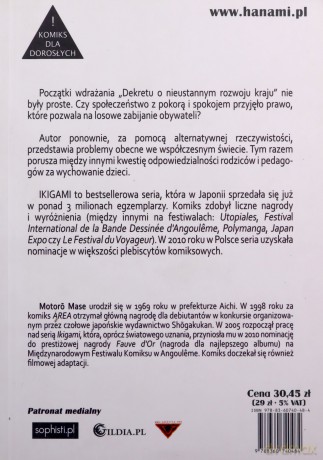 Ikigami Tom 4 - Motoro Mase [KSIĄŻKA]