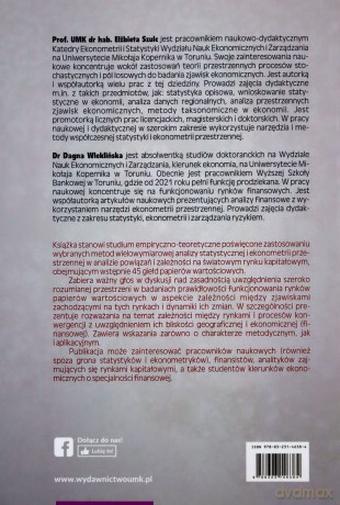 Przestrzenno-czasowa analiza powiązań rynków papierów wartościowych z uwzględnieniem odległości - Elżbieta Szulc, Dagna Wleklińska [KSIĄŻKA]