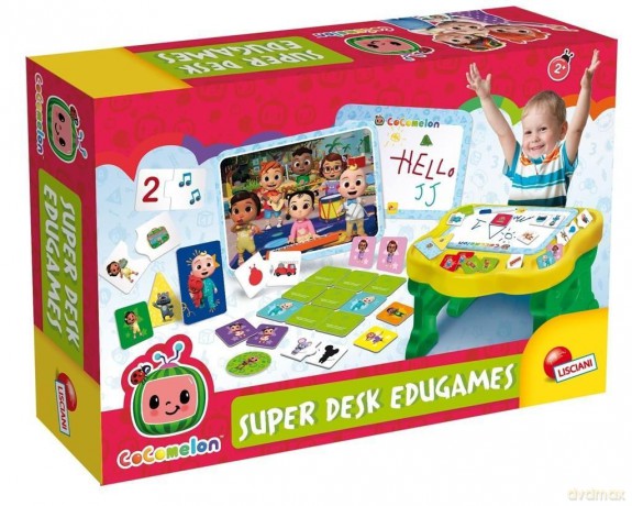 Cocomelon - Biurko z grami edukacyjnymi