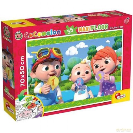 Cocomelon - Dwustronne puzzle podłogowe 35