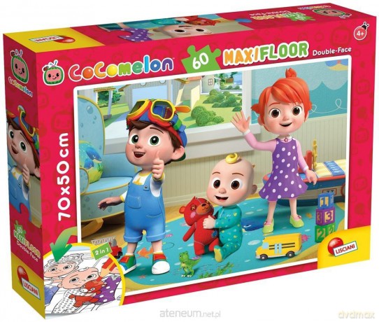 Cocomelon - Dwustronne puzzle podłogowe 60