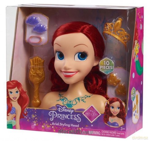 Disney Princess Głowa do stylizacji Ariel