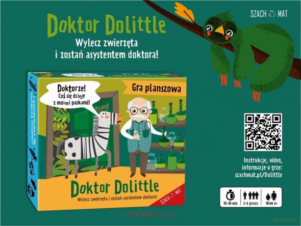 Doktor Dolittle. Gra planszowa [GRA PLANSZOWA]