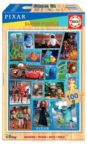 EDUCA 100 el. Bohaterowie bajek (Disney/Pixar) [PUZZLE]