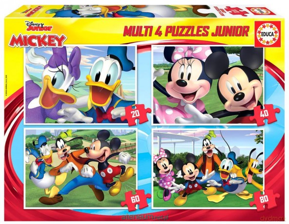 EDUCA 20+40+60+80 el. Myszka Miki i przyjaciele [PUZZLE]