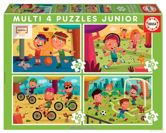 EDUCA 20+40+60+80 el. Sport [PUZZLE]