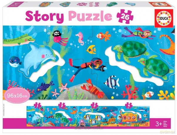 EDUCA 26 el. Podwodny świat (panorama) [PUZZLE]