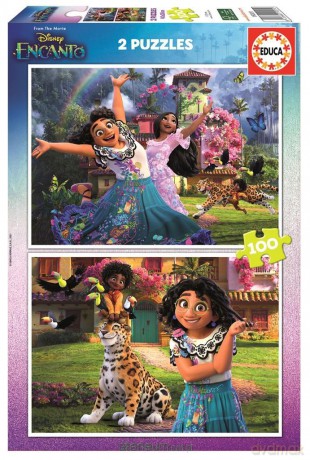 EDUCA 2x100 el. Nasze magiczne Encanto - Disney [PUZZLE]