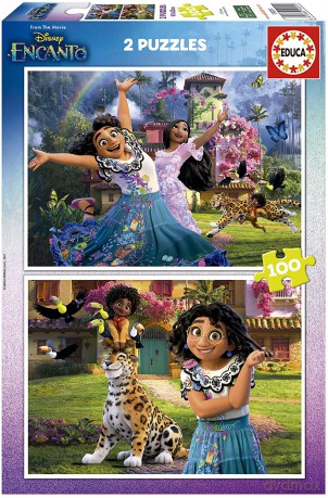 EDUCA 2x100 el. Nasze magiczne Encanto - Disney [PUZZLE]