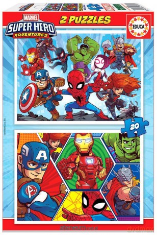 EDUCA 2x20 el. Marvel Super Hero Adventures [PUZZLE]