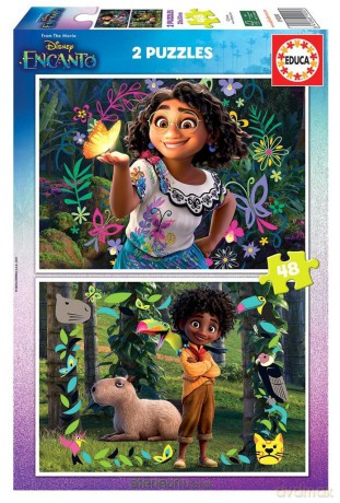 EDUCA 2x48 el. Nasze magiczne Encanto - Disney [PUZZLE]