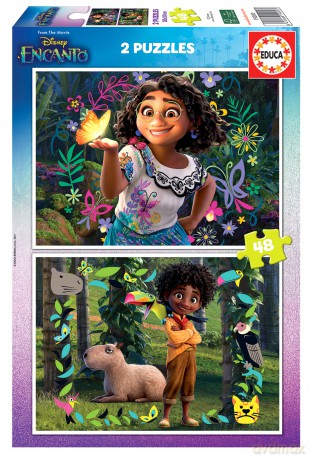 EDUCA 2x48 el. Nasze magiczne Encanto - Disney [PUZZLE]