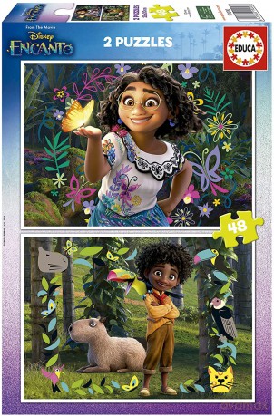 EDUCA 2x48 el. Nasze magiczne Encanto - Disney [PUZZLE]