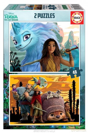 EDUCA 2x48 el. Raya i ostatni smok [PUZZLE]