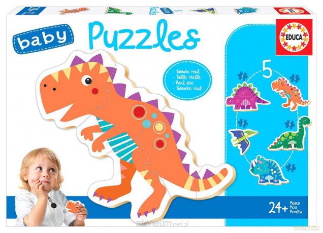 EDUCA 3-5 el. Dinozaury [PUZZLE]