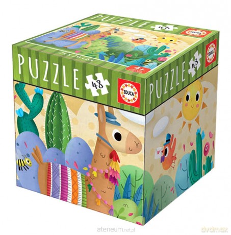 EDUCA 48 el. Cube - Lama [PUZZLE]