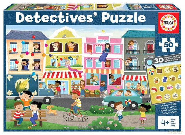 EDUCA detektywistyczne 50 el. Miasto [PUZZLE]