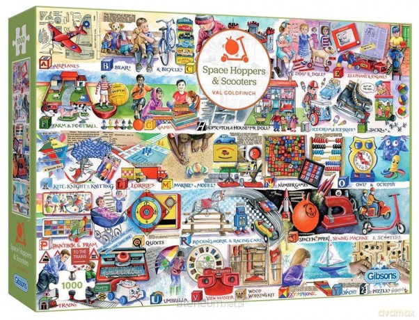 GIBSONS 1000 el. Beztroskie dzieciństwo [PUZZLE]
