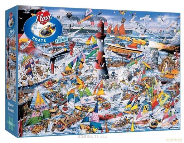 GIBSONS 1000 el. Kocham łodzie [PUZZLE]