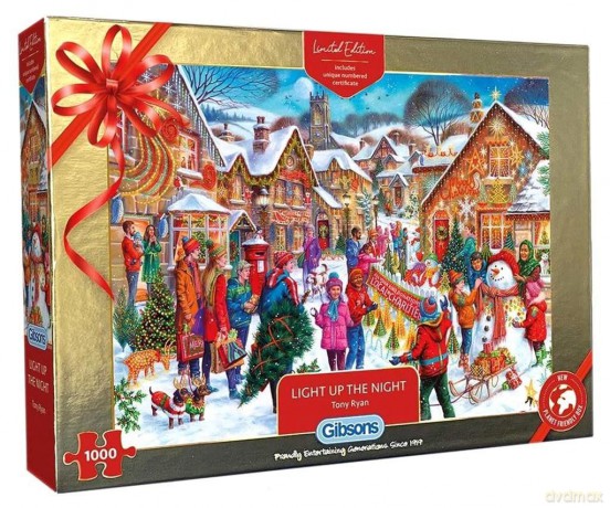 GIBSONS 1000 el. Rozświetlić noc [PUZZLE]