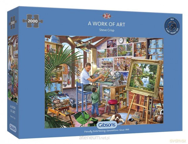GIBSONS 2000 el. Dzieło sztuki [PUZZLE]