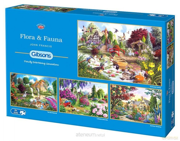 GIBSONS 4x500 el. Flora&Fauna [PUZZLE]