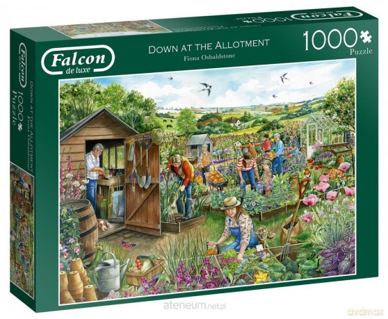 JUMBO 1000 el. Falcon Praca na działce [PUZZLE]