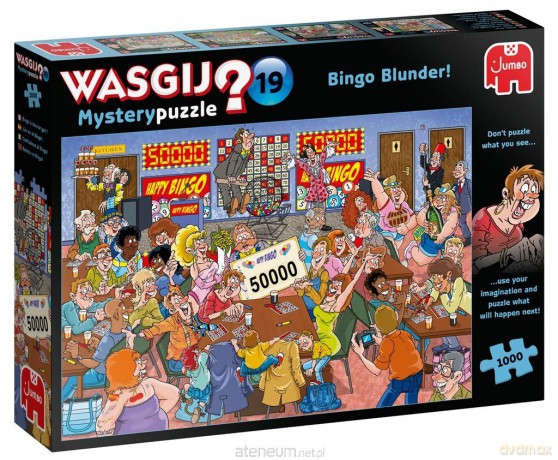 JUMBO 1000 el. Wasgij Niezręczna pomyłka [PUZZLE]