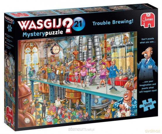 JUMBO 1000 el. Wasgij Piwne kłopoty [PUZZLE]
