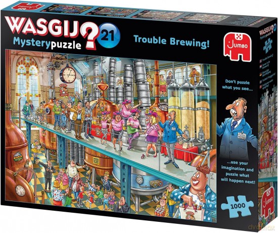 JUMBO 1000 el. Wasgij Piwne kłopoty [PUZZLE]