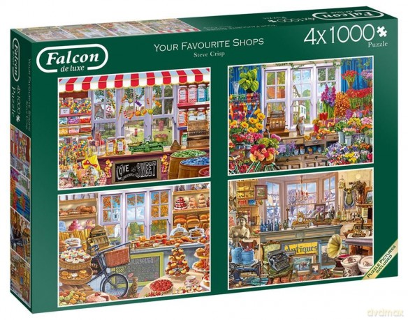JUMBO 4x1000 el. Falcon Twoje ulubione sklepy [PUZZLE]