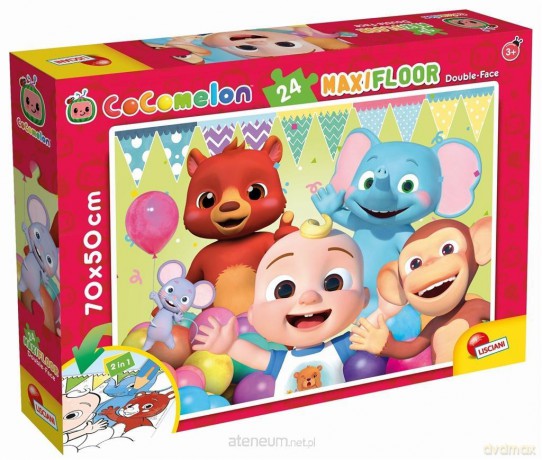 LISCIANI podłogowe dwustronne 24 Warzywa [PUZZLE]