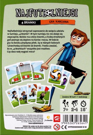 Najfutbolniejsi. 4 Bramki (gra karciana) [KARTY]