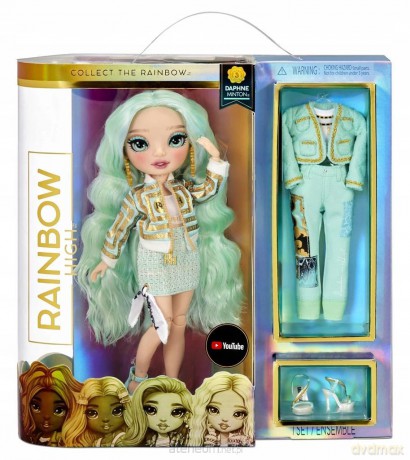 Rainbow High CORE Fashion Doll-Mint (3 szt)